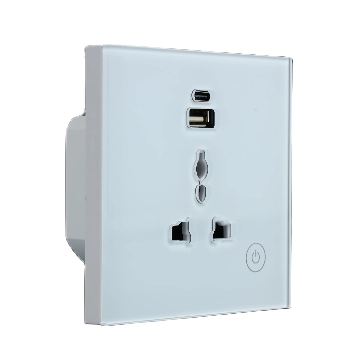 Voice Control Wall Socket with USB Port