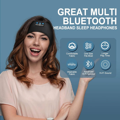 Breathable Music Headband with Bluetooth