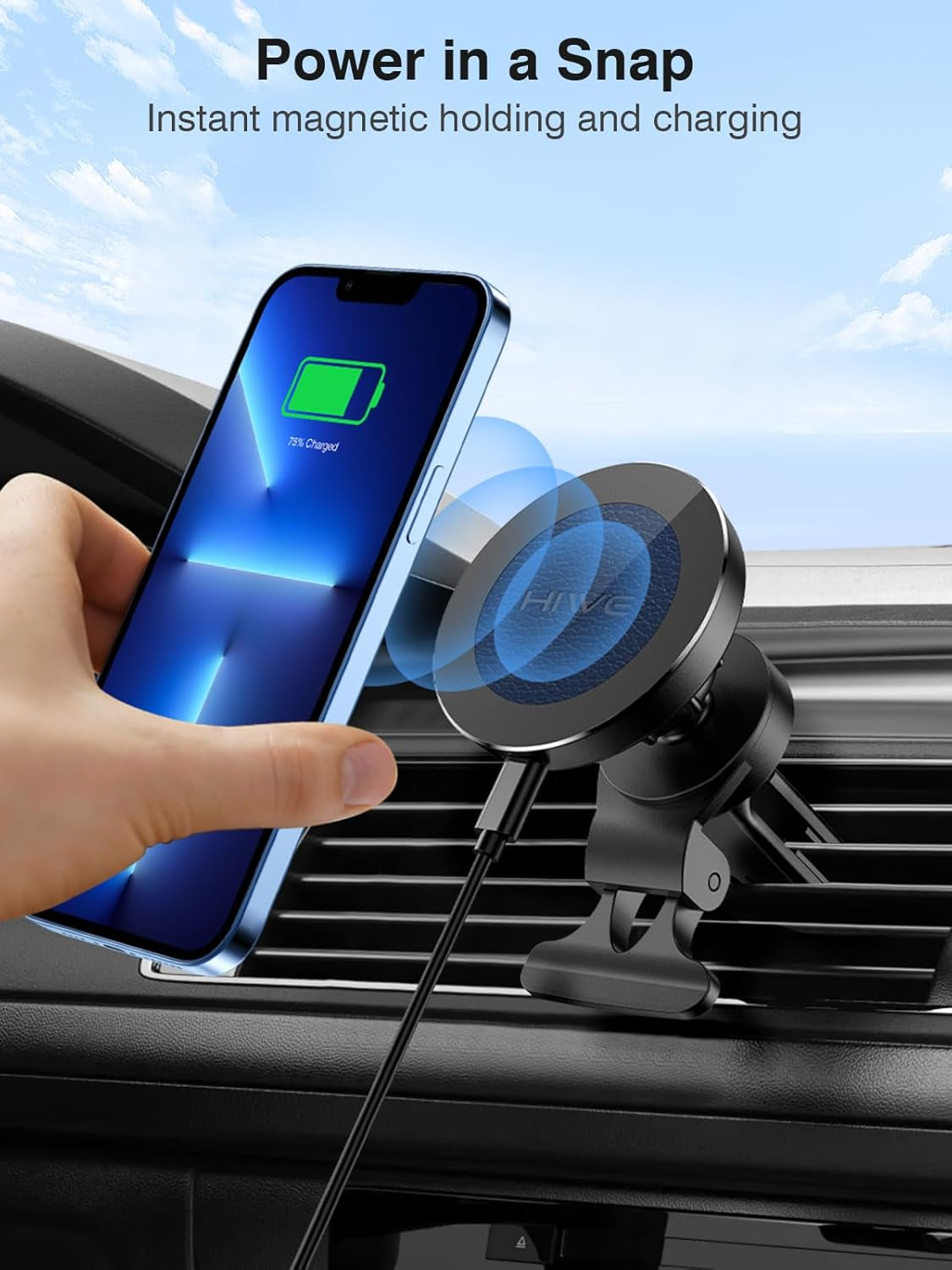 Magnetic Wireless Car Charger