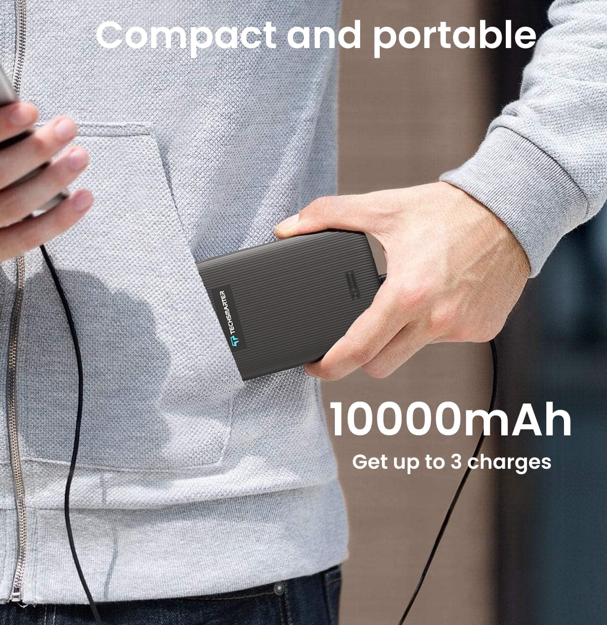 Magnetic 10000Mah Wireless Power Bank