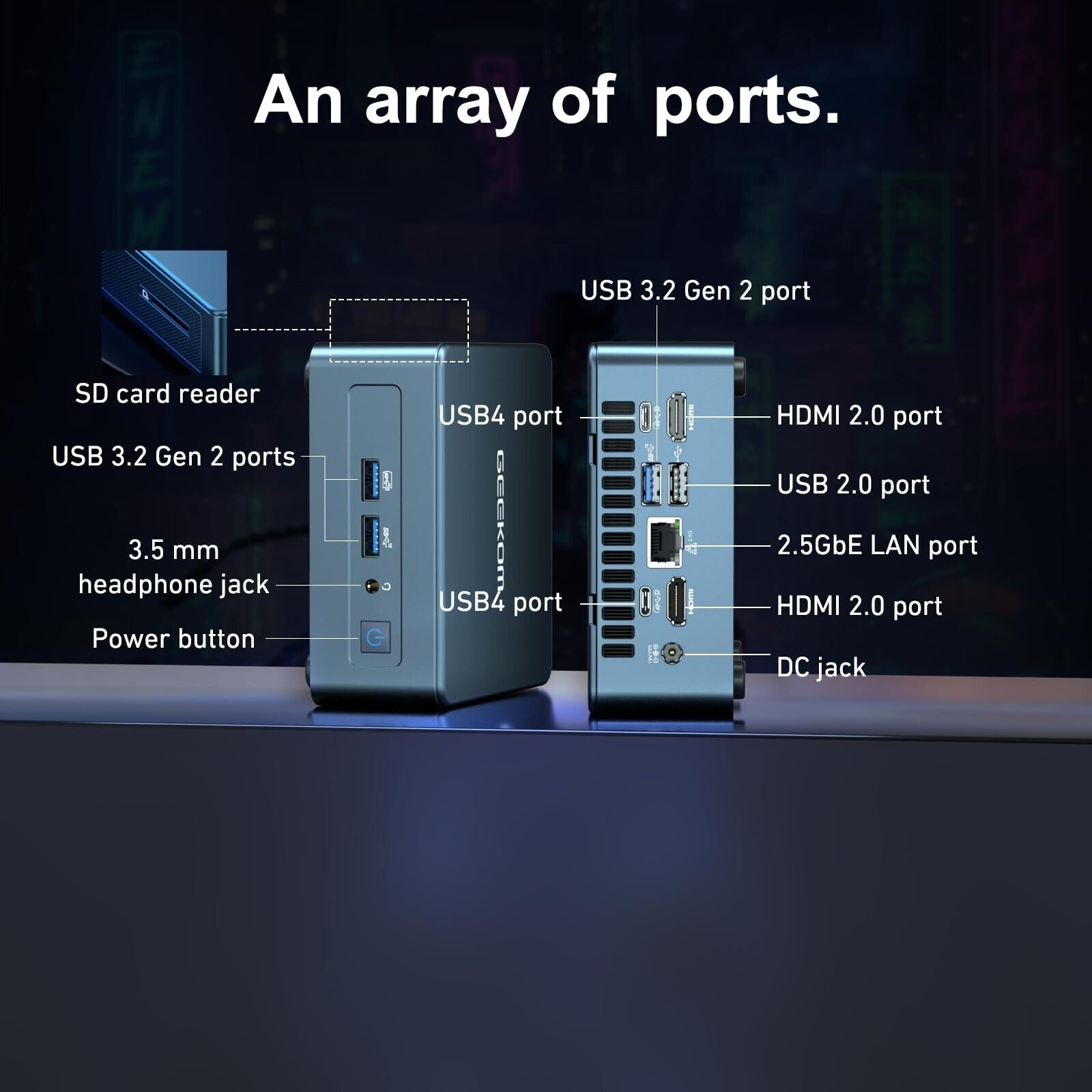 13Th Gen Intel I9-13900H NUC13 Mini Computers