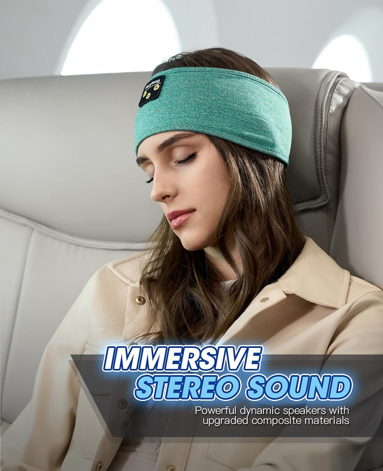 Headphones with Ultra-Thin HD Stereo Speakers