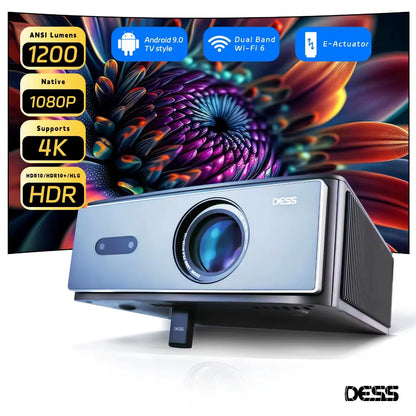 C4 PRO 1080P Projector Full HD 4K 1200ANSI Projectors