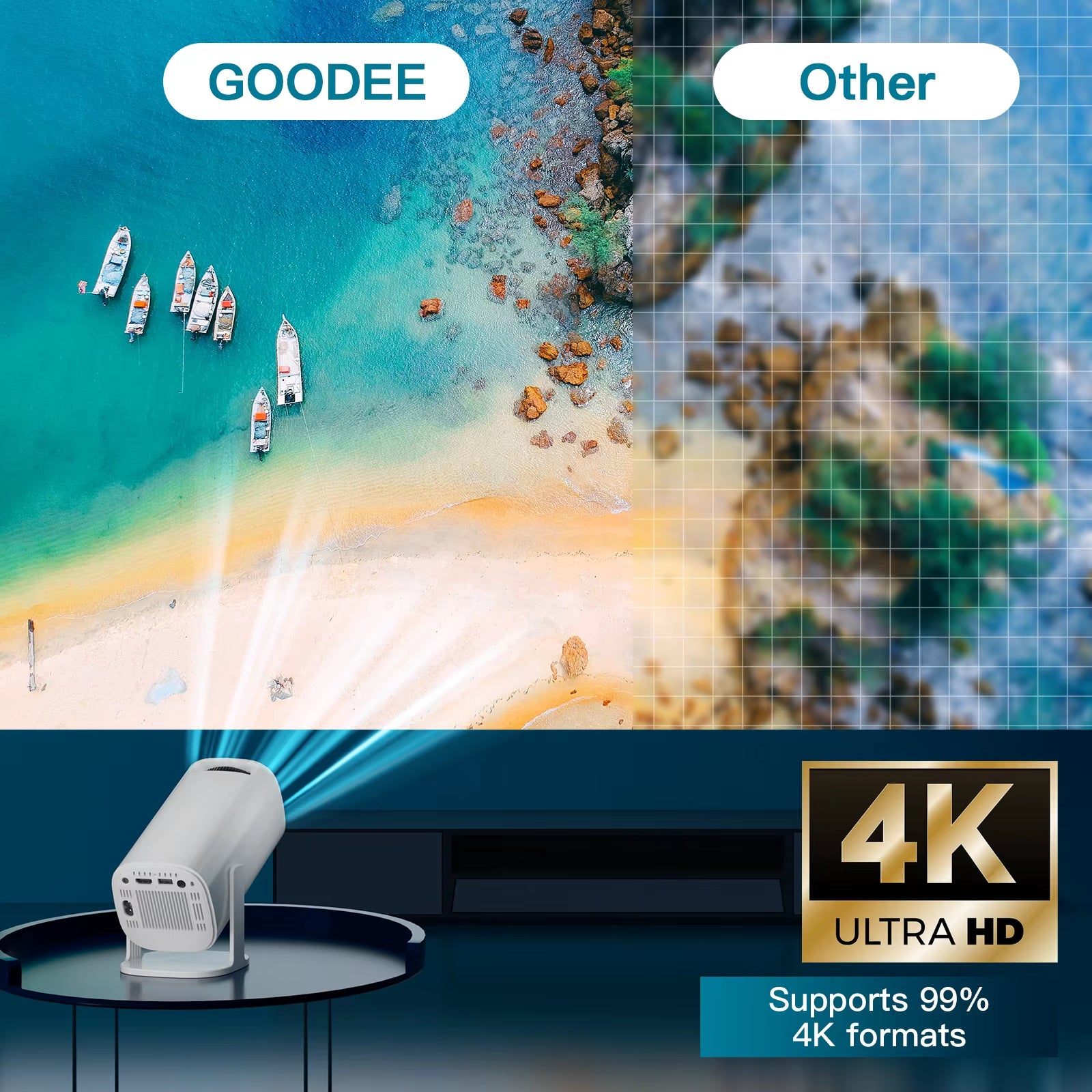 Smart Mini Portable Projector