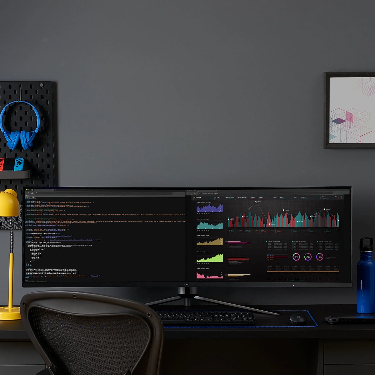 49" 3840 X 1080P Curved Dual FHD Gaming Monitor