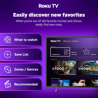 32” Class HD (720P) LED Roku Smart Television