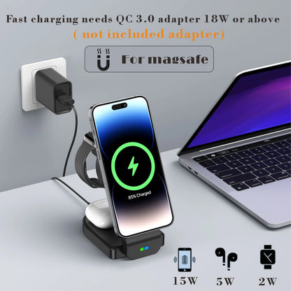 3-In-1 Docking Station with USB Type-C Cable