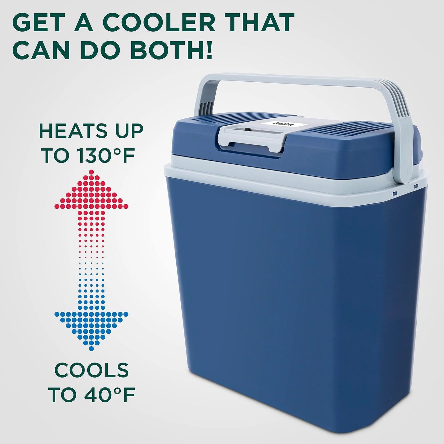 24L Portable Thermoelectric Cooler & Warmer