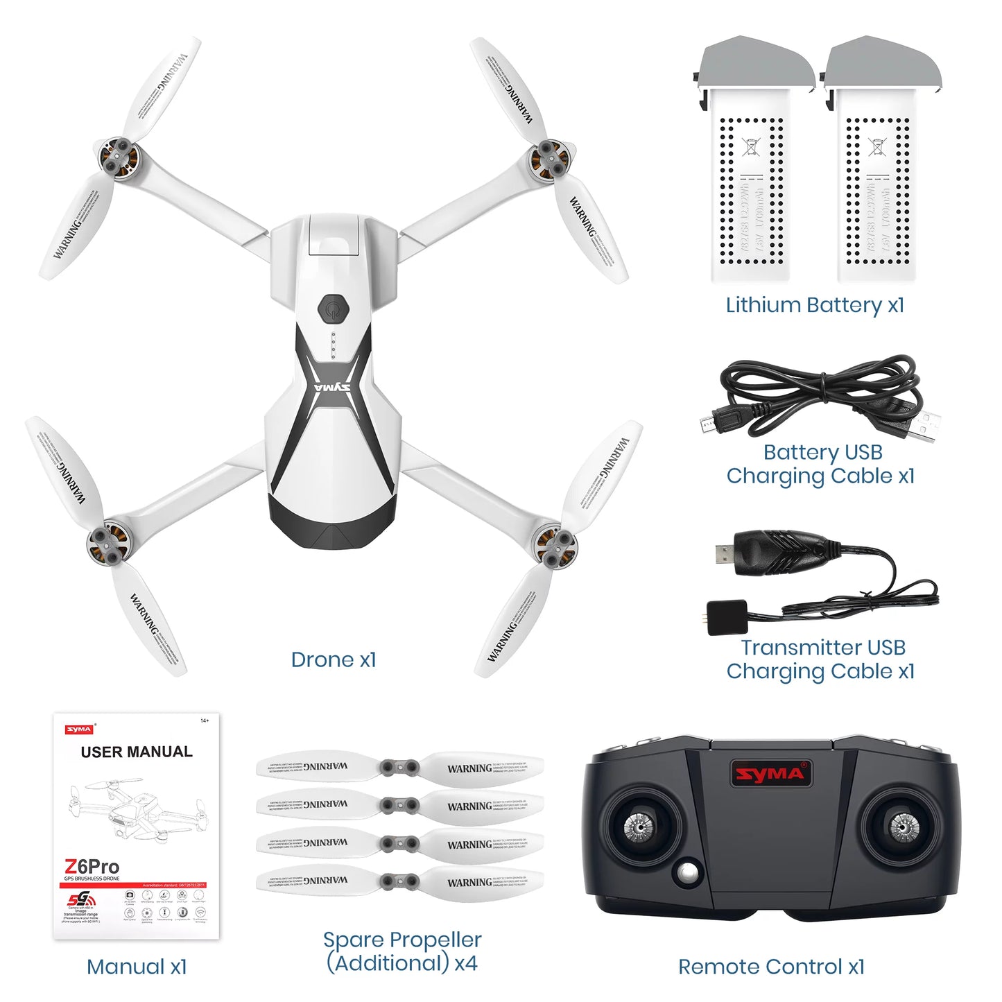 Z6Pro Foldable GPS Drone with 4K HD Camera