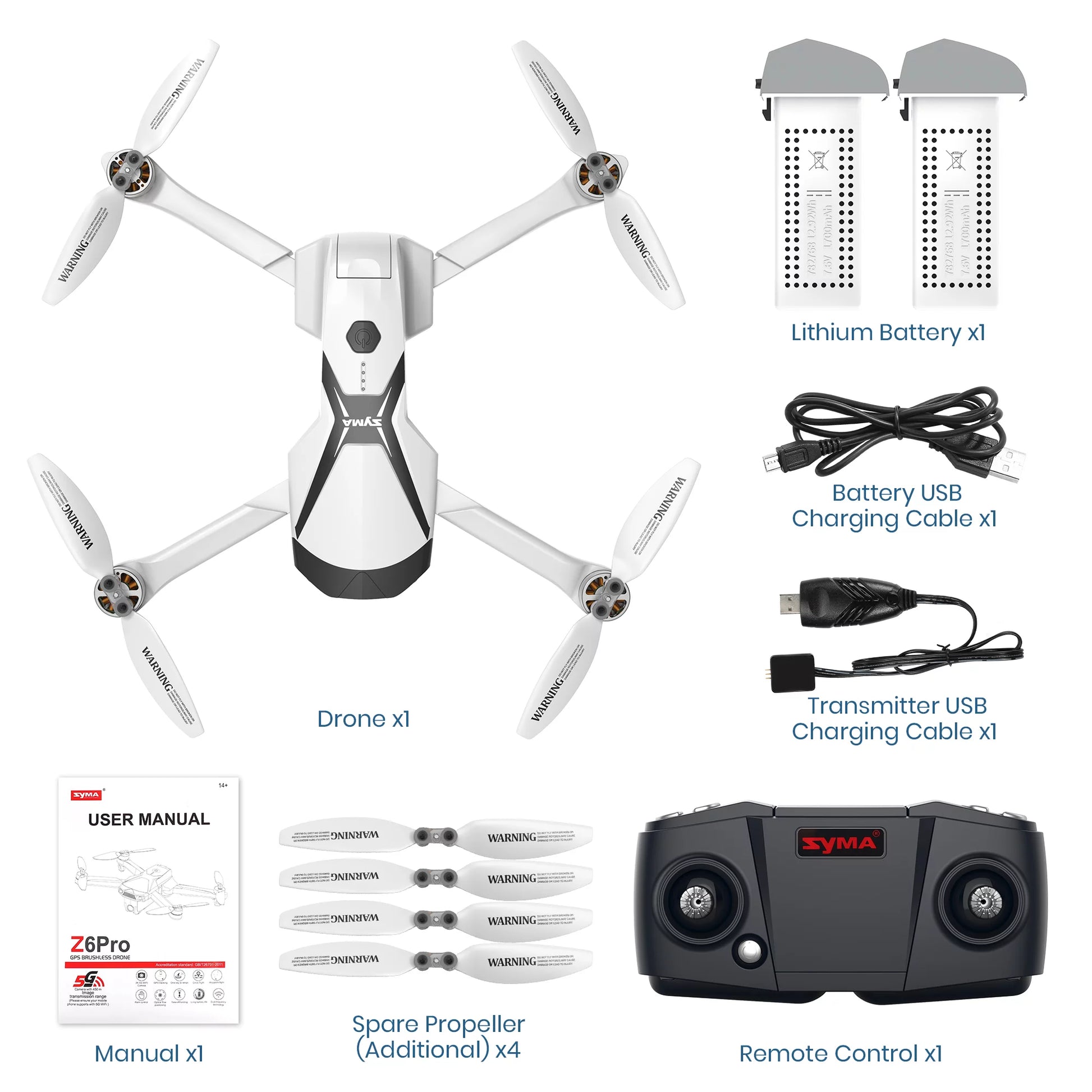 Z6Pro Foldable GPS Drone with 4K HD Camera
