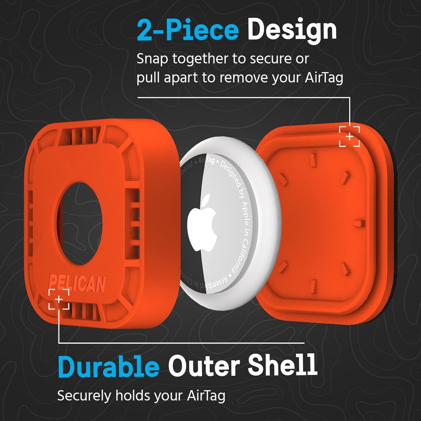 Air Tag Case with 3M Adhesive Sticker