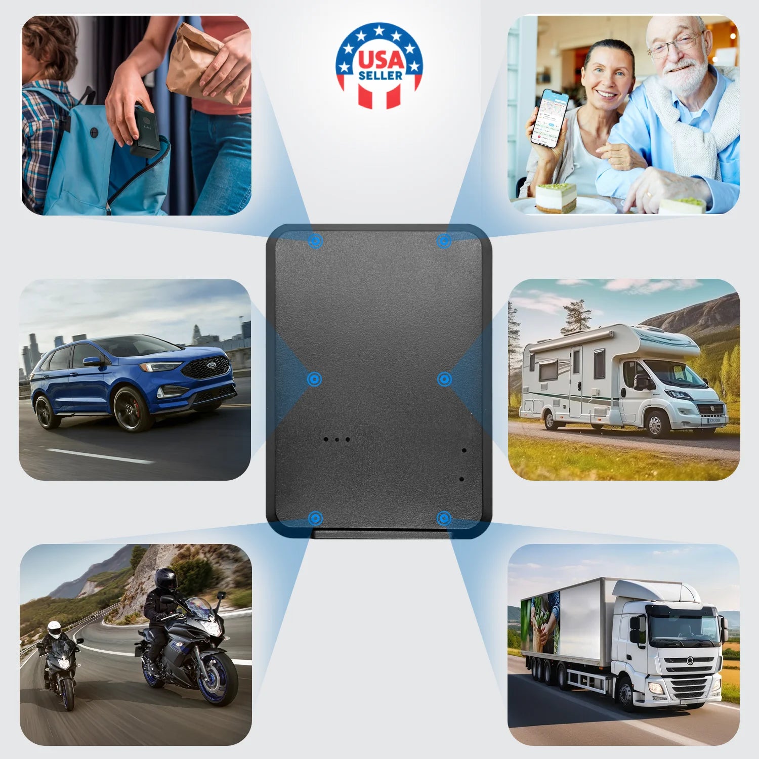 Small Magnetic GPS Tracker for Vehicles