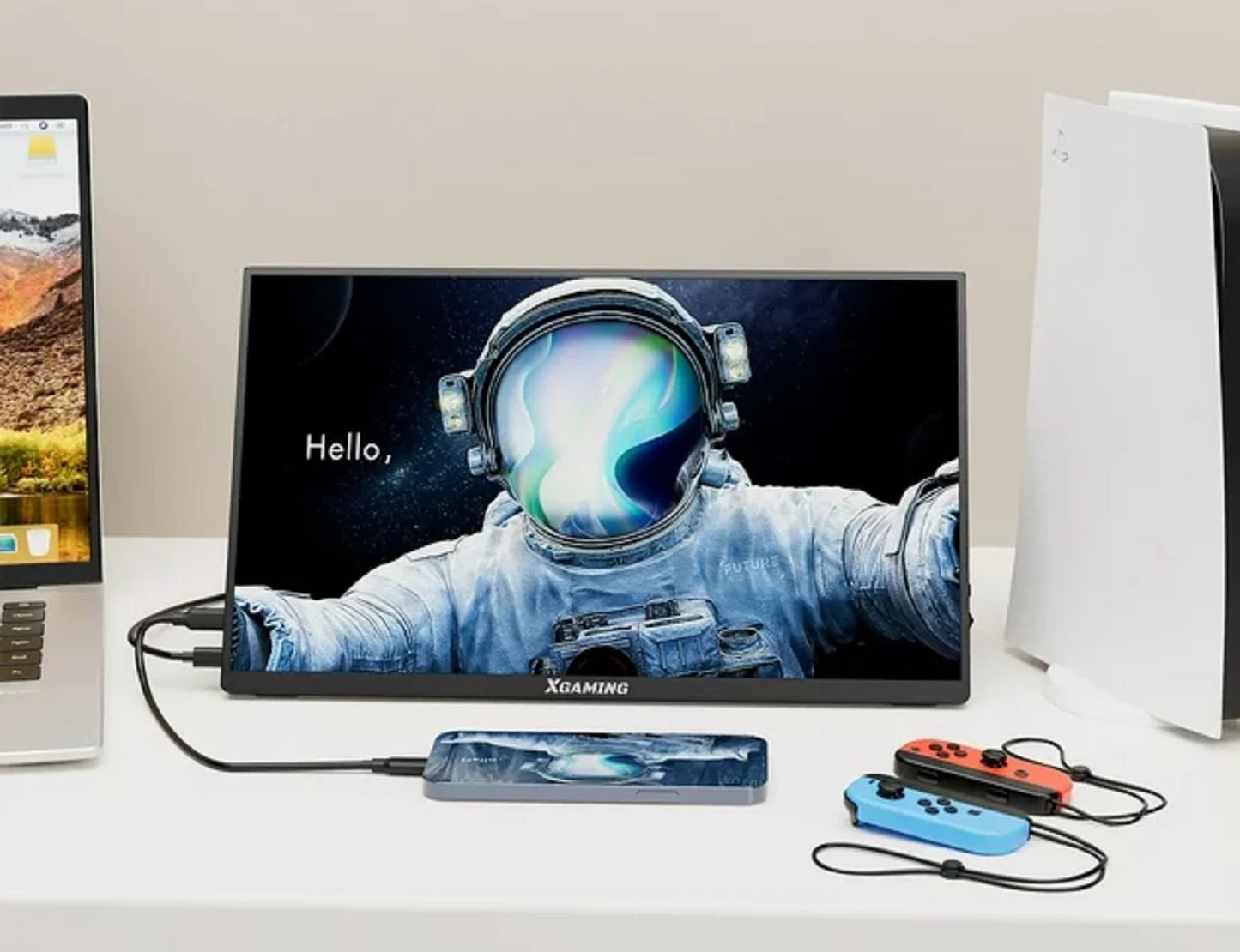 15.6'' Portable Monitor with Case (Black)