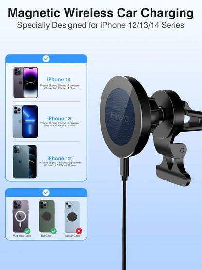 Magnetic Wireless Car Charger