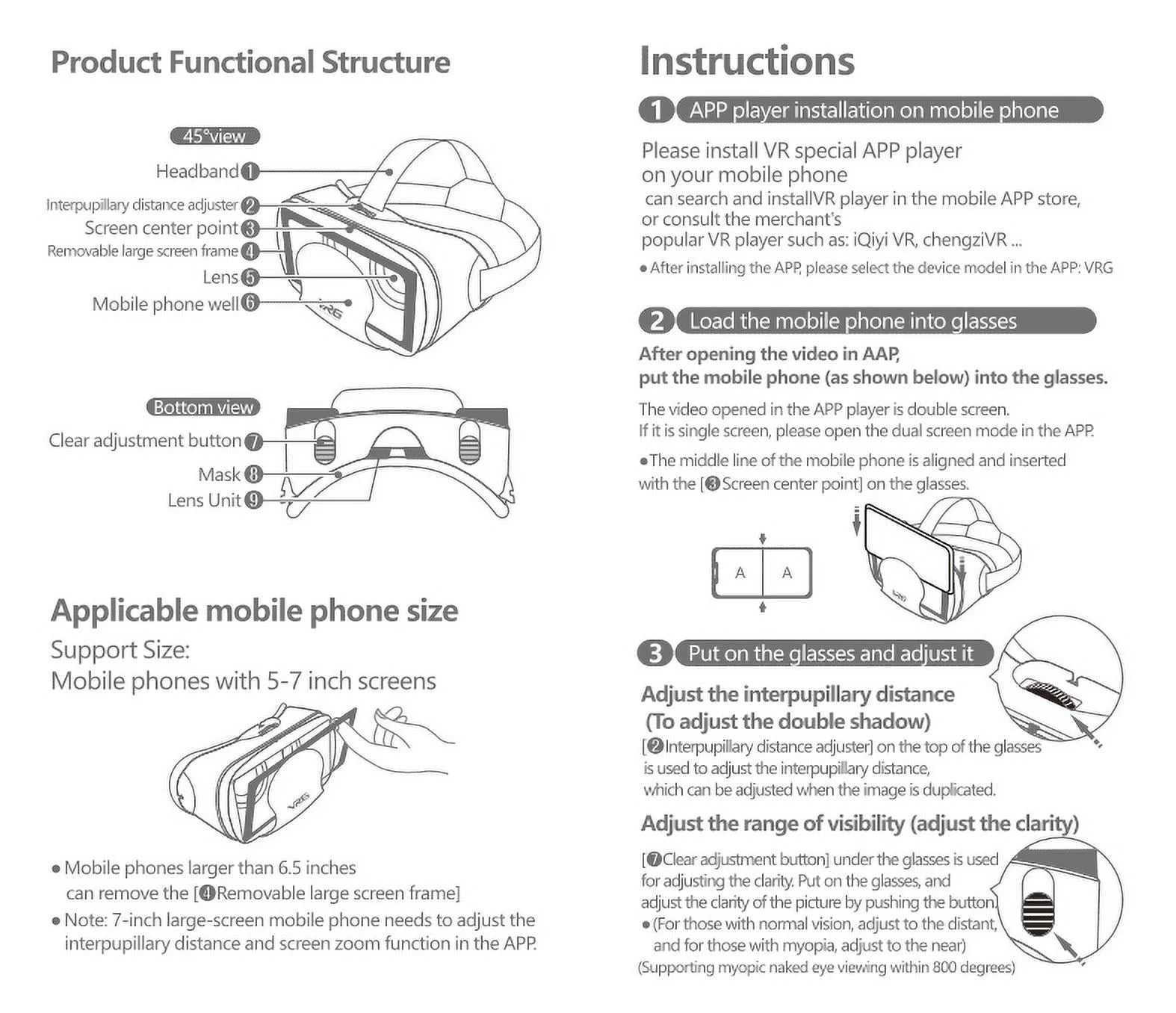 VR Headset with Controller