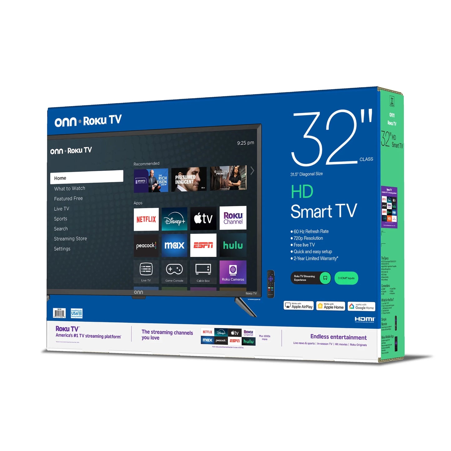 32” Class HD (720P) LED Roku Smart Television