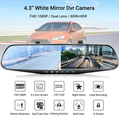 Mirror Dual Lens Car Recorder