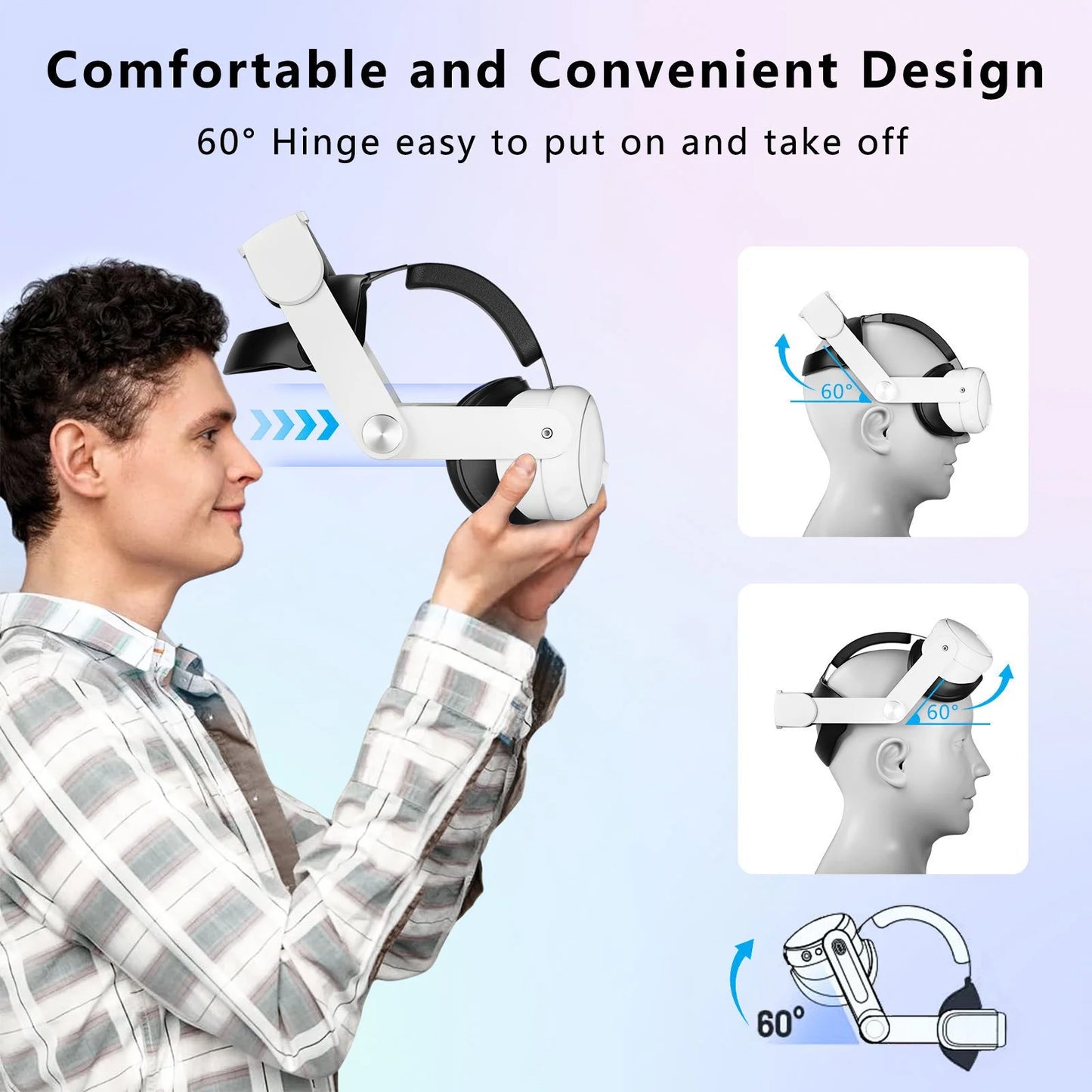 VR Head Support for Meta Oculus Quest 3