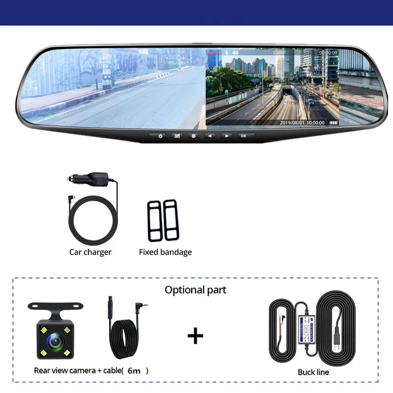 Mirror Dual Lens Car Recorder