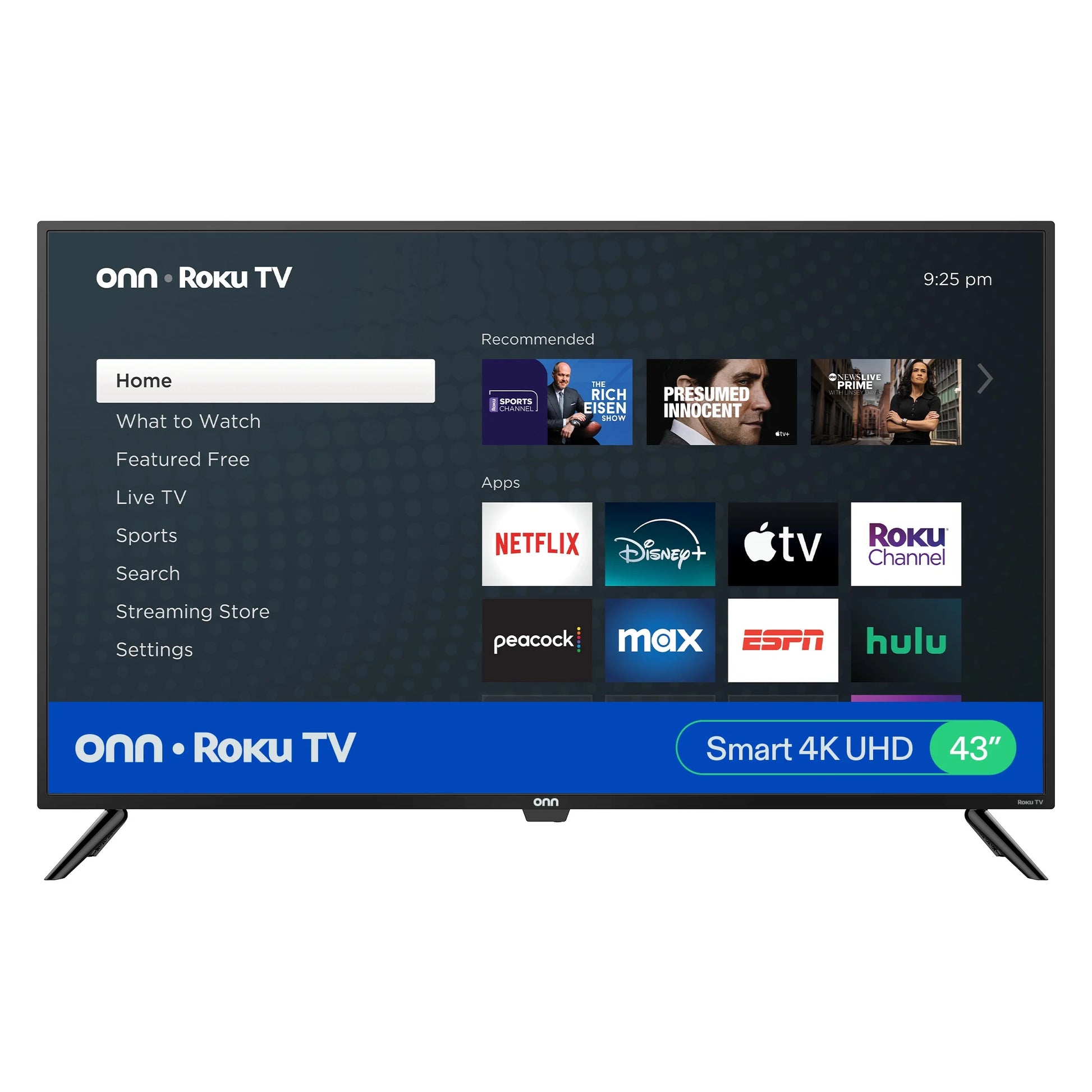 43” Class 4K UHD (2160P) LED Roku Smart Television