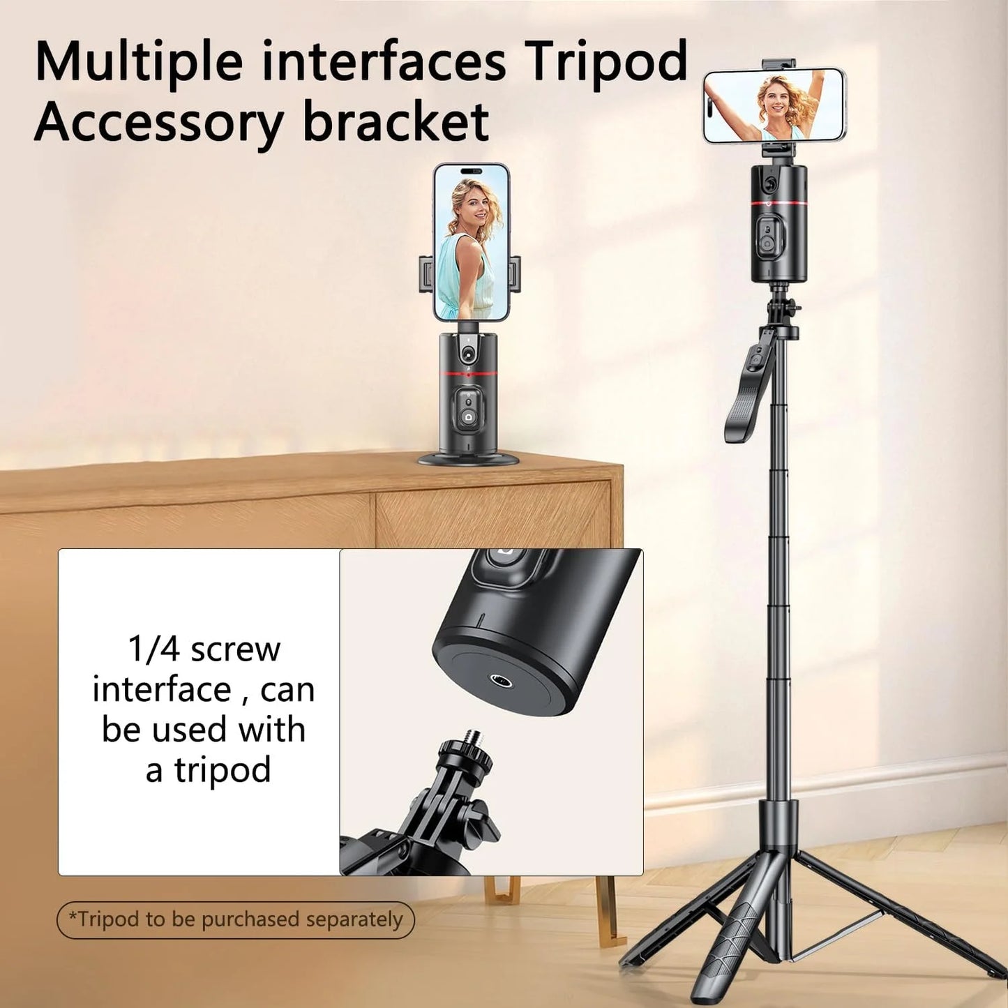 Auto Face Tracking Phone Holder Tripod