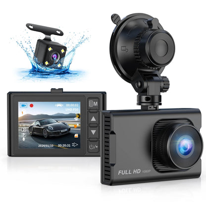 Car Camera with 3-Inch LCD Display
