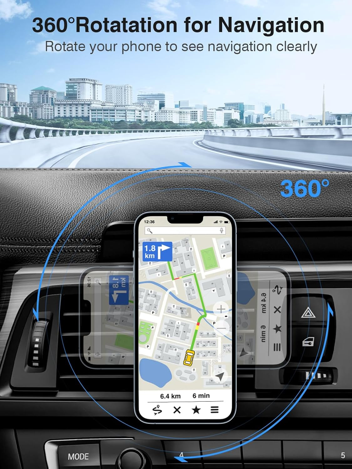 Magnetic Wireless Car Charger