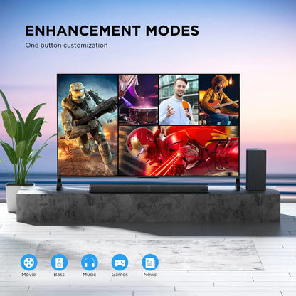 Sound Bar for Smart TV with Dolby Atmos