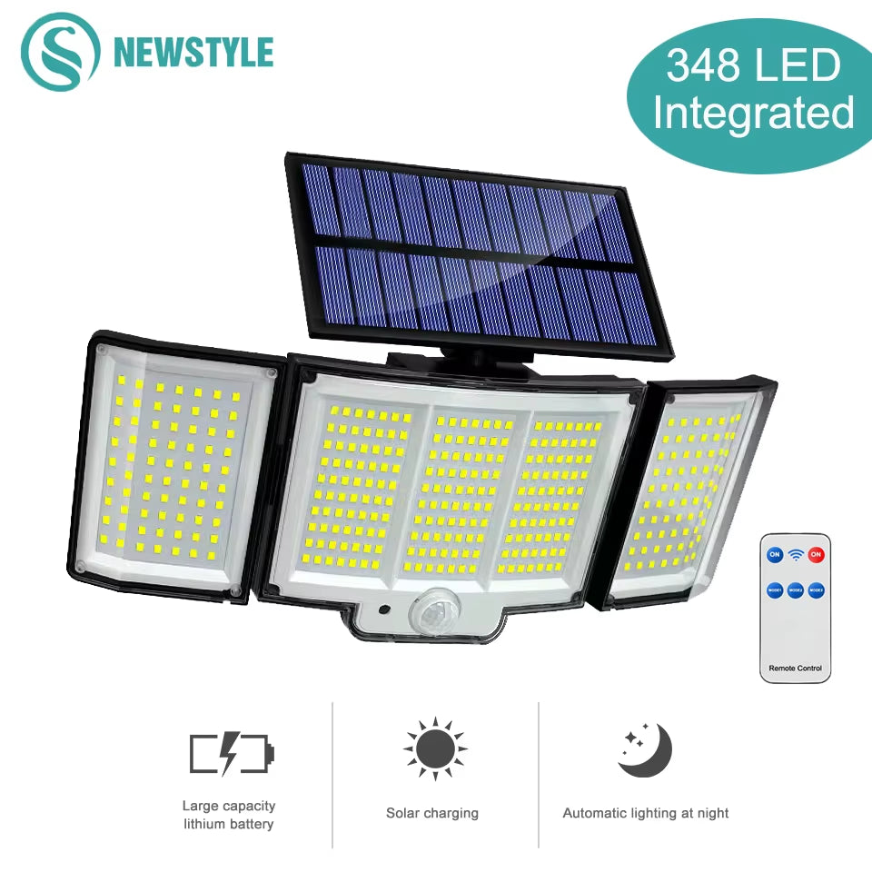 328/348 LED Integrated Solar Outdoor Lights