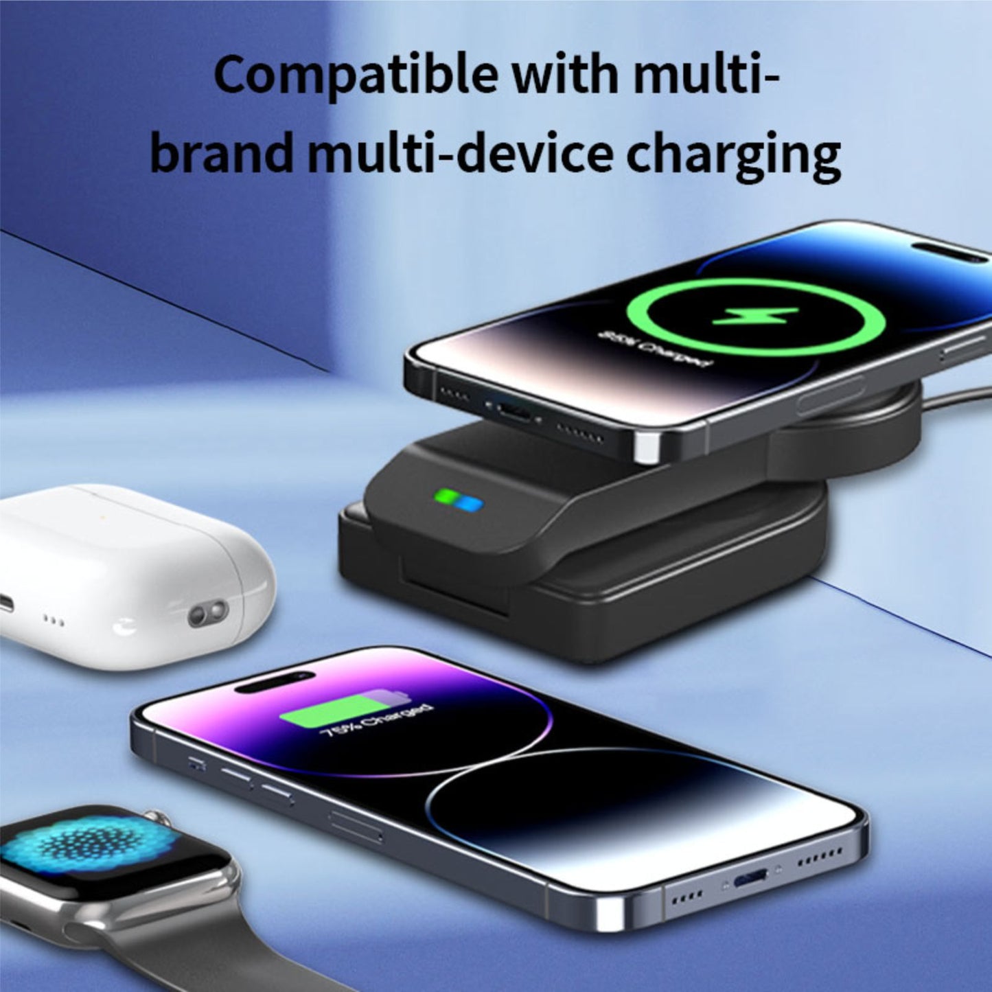 3-In-1 Docking Station with USB Type-C Cable