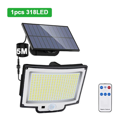 328/348 LED Integrated Solar Outdoor Lights
