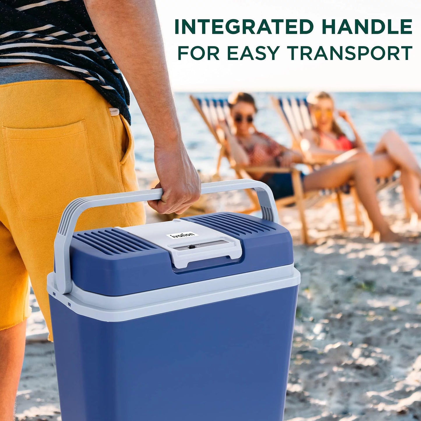 24L Portable Thermoelectric Cooler & Warmer