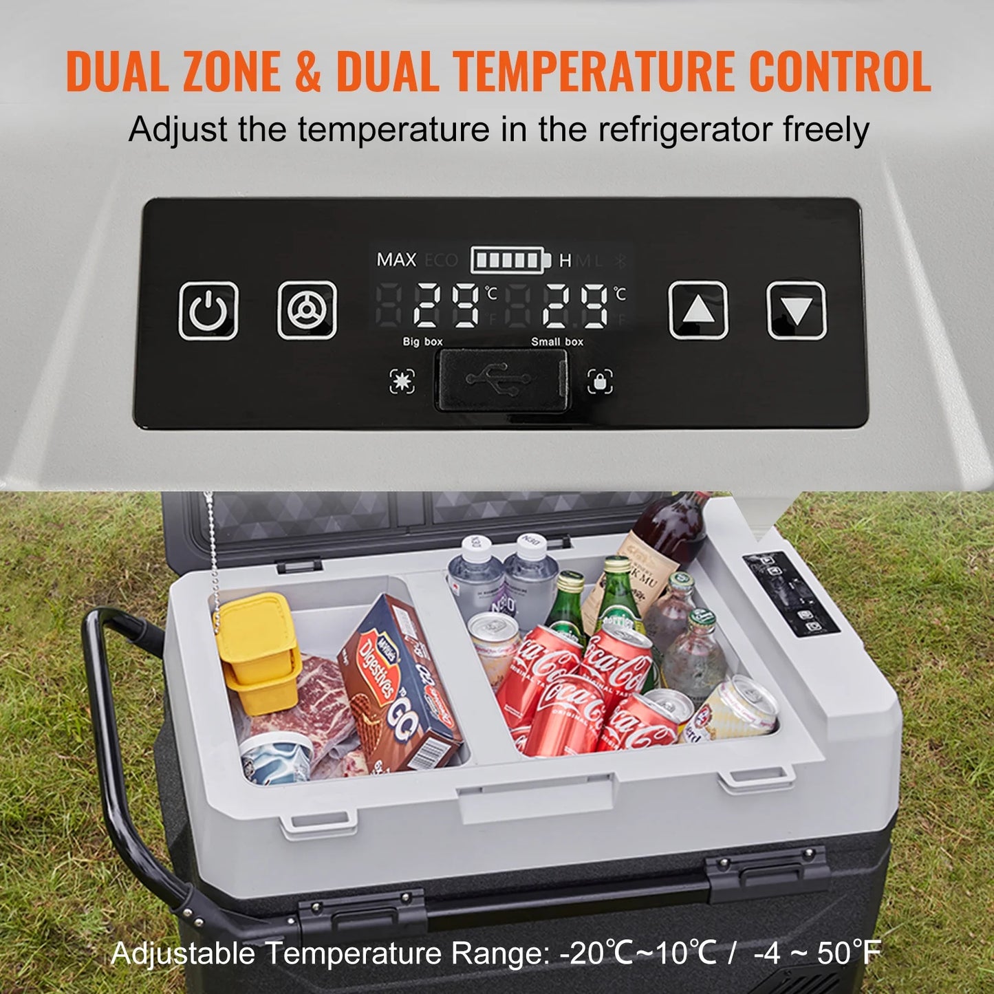12 Volt RV Car Refrigerator with APP Control