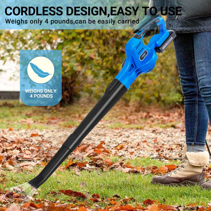 Leaf Blower 20V Cordless Electric Leaf Vacuum