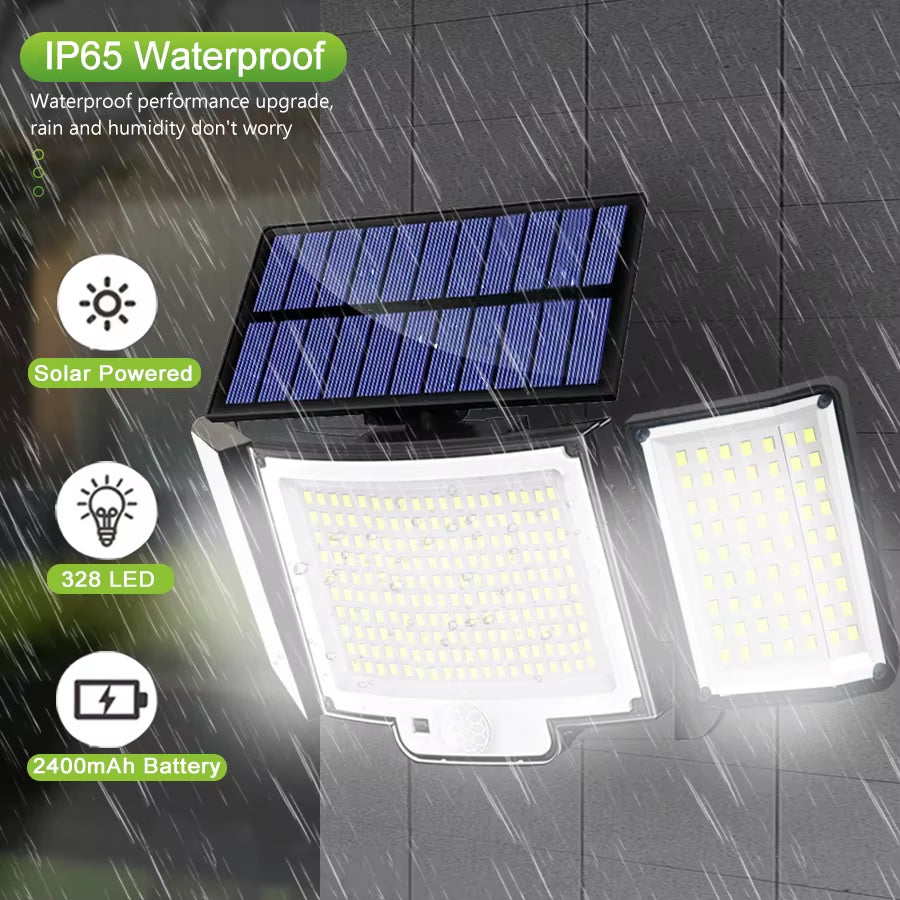 328/348 LED Integrated Solar Outdoor Lights