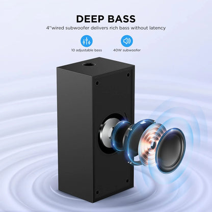 Sound Bar for Smart TV with Dolby Atmos